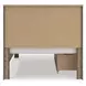 Frandern Black and Gray Full Storage Panel Bed with Nailhead Trim
