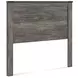 Frandern Rusti Warm Gray Full Panel Headboard