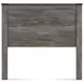 Frandern Rusti Warm Gray Full Panel Headboard