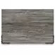 Frandern Gray 2 Drawer Nightstand with USB Charging