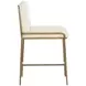 Corvin Geralt Linen Performance Fabric Counter Height Stool