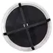 Chrissy Black and White Round Marble Top Cocktail Table