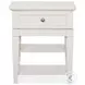 Willowbrook Egg Shell White Wall Panel Bedroom Set with 2 Nightstand and USB Charging