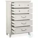 Willowbrook Egg Shell White and Cream Upholstered Wall Panel Bedroom Set with 2 Nightstand and USB Charging