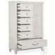 Willowbrook Egg Shell White and Cream Upholstered Wall Panel Bedroom Set with 2 Nightstand and USB Charging