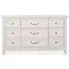 Willowbrook Egg Shell White and Cream Upholstered Wall Panel Bedroom Set with 2 Nightstand and USB Charging