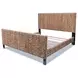 Maui Natural and Black King Panel Bed