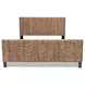 Maui Natural and Black King Panel Bed