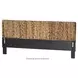 Maui Natural and Black Queen Panel Bed