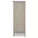 Blue Isles Ocean Blue and Aged Ivory 5 Drawer Woven Chest