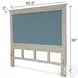 Blue Isles Ocean Blue and Aged Ivory King Headboard