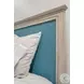 Blue Isles Ocean Blue and Aged Ivory Queen Panel Bed