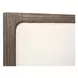 Ashford Lane Dark Umber and Milo Ivory King Upholstered Poster Bed