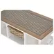 Ocean Mist Weathered White 1 Basket Rectangular Coffee Table