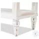 Ocean Mist Weathered White 2 Basket Rectangular Console Table