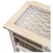 Ocean Mist Weathered White 2 Basket Rectangular Console Table