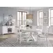 Harborwick White Dove 66" Extendable Oval Dining Table