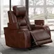 Chester Brown Power Glider Recliner with Power Headrest Footrest & USB Charging