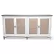 Hearthwood Sea Drift and White 4 Door Credenza