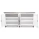Hearthwood Sea Drift and White 4 Door Credenza