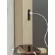 Calmoro Gray Wash and White Queen Upholstered Bookcase Storage Panel Bed with USB Charging
