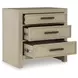Calmoro Gray Wash and White Upholstered Bookcase Storage Panel Bedroom Set with USB Charging