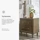 Lyncott Medium Brown 2 Drawer Nightstand
