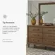 Lyncott Medium Brown Dresser with Mirror