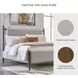Lyncott Medium Brown And Gray Upholstered Queen Panel Bed