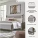 Lyncott Medium Brown And Gray Upholstered California King Panel Bed