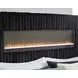 Agrander Black King Upholstered Platform Bed with LED
