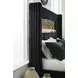 Agrander Black King Upholstered Platform Bed with LED