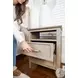 Harborview Glazed Driftwood 2 Drawer Nightstand with USB Charging