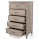 Harborview Glazed Driftwood 5 Drawer Chest