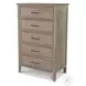 Harborview Glazed Driftwood 5 Drawer Chest