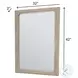 Harborview Glazed Driftwood Rectangular Dresser Mirror