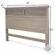 Harborview Glazed Driftwood Twin Headboard