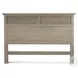 Harborview Glazed Driftwood King Headboard