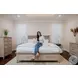 Harborview Glazed Driftwood Queen Bed with Storage