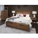 Conway Honey Wheat King Storage Panel Bed
