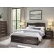 Bellamy Coffee Bean 2 Drawer Nightstand with USB Charging