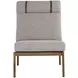 Aralyn Copenhagen Cappuccino Upholstered Lounge Chair