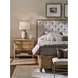Oakmere Natural 2 Drawer Open Nightstand with USB Charging