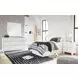 Fortman White 7 Drawer Dresser and Rectangular Mirror
