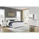 Fortman White 7 Drawer Dresser and Rectangular Mirror