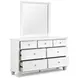 Fortman White Storage Panel Bedroom Set