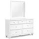 Fortman White Storage Panel Bedroom Set