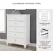 Fortman White Drawer Chest
