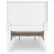 Fortman White Twin Storage Panel Bed