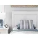 Fortman White Twin Panel Headboard